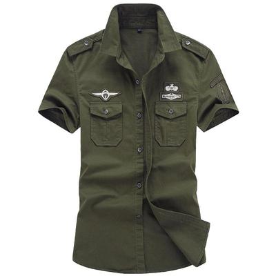 Vīriešu krekls 100 % kokvilnas armijas taktiskais krekls kokvilnas ikdienas militārā stila krekli lielizmēra 6xl