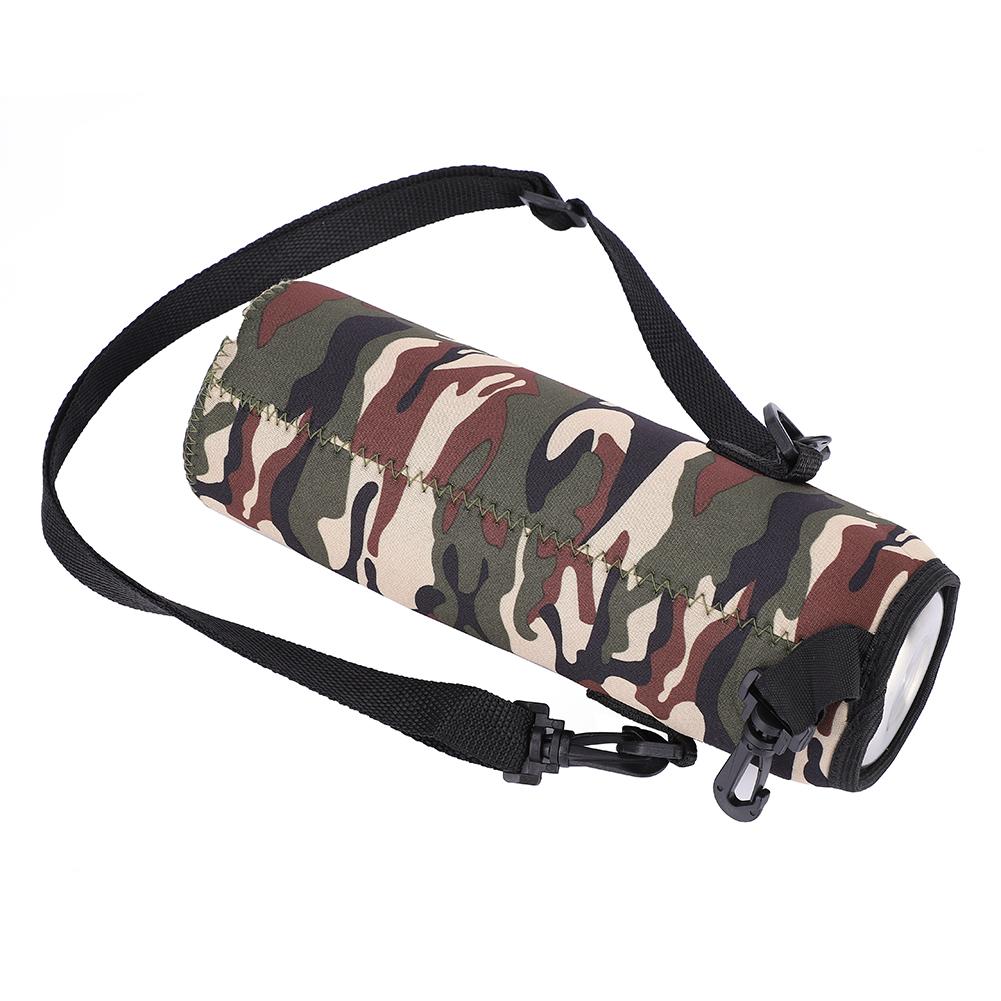 Outdoor Sports Water Bottle 1L Thermal Holder Bag Scald Proof Case Cover Sleeve with Strap