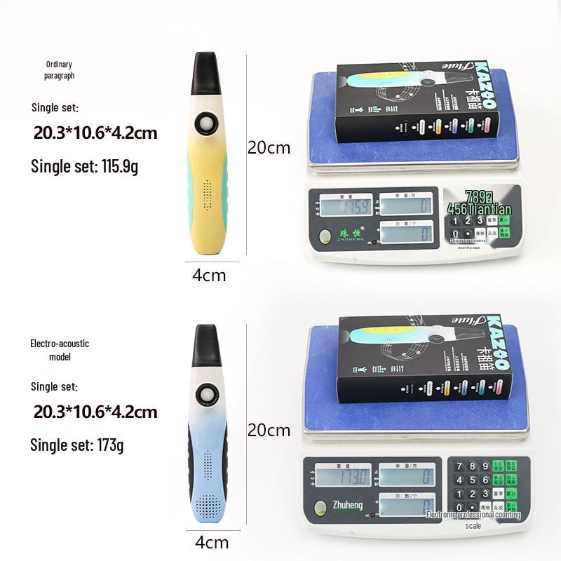 KAZOO Large Size with New Design and High Volume Sound Chamber - Easy to Play and Learn