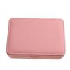 Double-Layer Portable Jewelry Box Organizer Display Travel Necklace Earrings Ring Case Boxes Leather Storage Zipper Jewelers Box