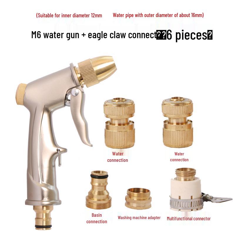 Mosiężna dysza i szczotka do mycia samochodu pod wysokim ciśnieniem