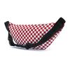 Vans Checkerboard Print Zipper Closure Polyester Chest Bag Crossbody Waist Bag Unisex bags Red VN0A2ZXX976