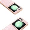 For Samsung Galaxy Z Flip7 FE 5G/Z Flip6 5G Case Electroplating Phone Cover Colored Glitter Design PU+TPU Protective Case