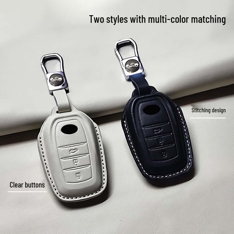 Toyota Key Case for Camry, RAV4, Corolla, Avalon, Highlander, Levin, Venza - Genuine Leather