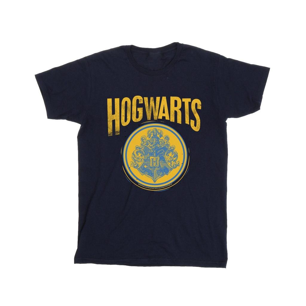 Harry Potter Mens Hogwarts Circle Crest T-Shirt