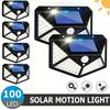 1/2/4Packs LED Solar PIR Motion Sensor Wall Light 3 Modes IP65 Waterproof Security Lamp Wide Angle Dusk To Dawn for Garden Yard