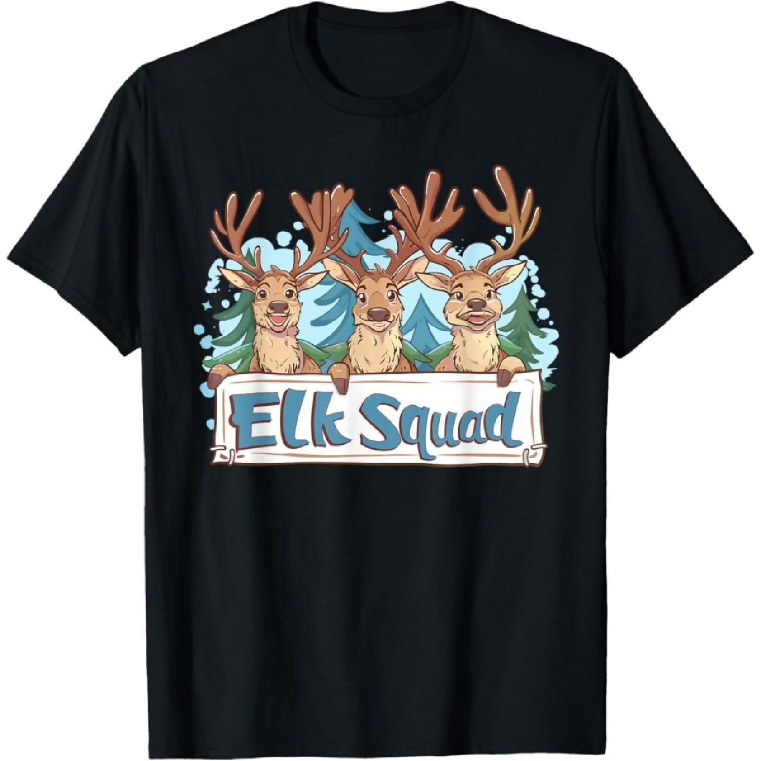Elk Squad Tshirt for Elk Lover Shirt _ Kids Elk T-Shirt S