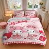 Melody Friendship Print 3Pcs Bedding Setduvet Cover With 2 Bedropillowcase Home Birthday Gift
