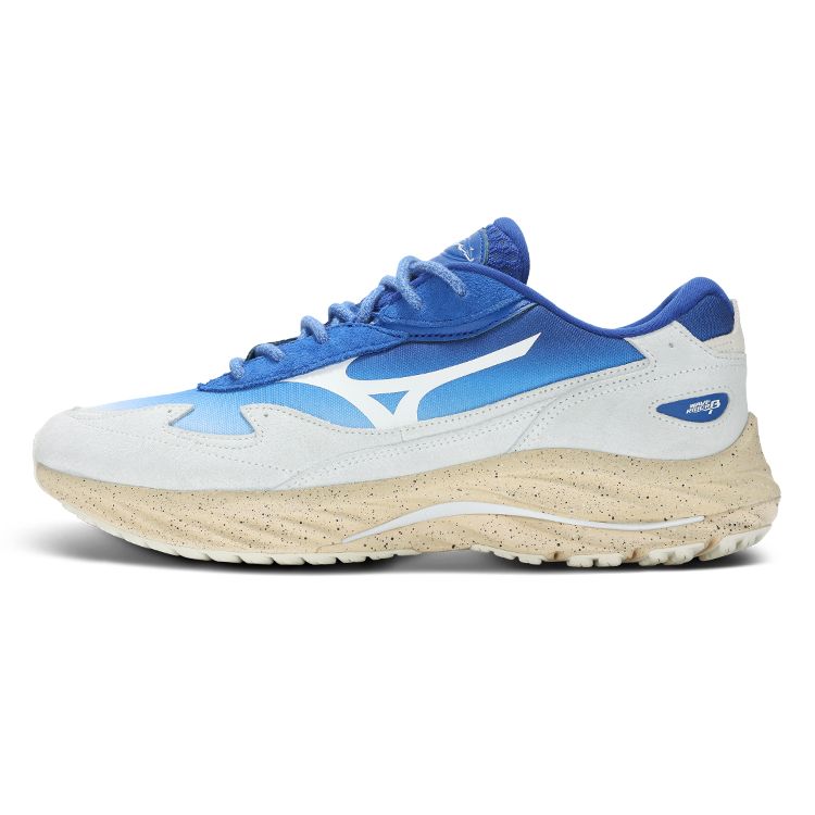 Hiroshi Nagai X Mizuno Wave Rider Beta Surf The Web Unisex Sneakers Blue White D1GA241001