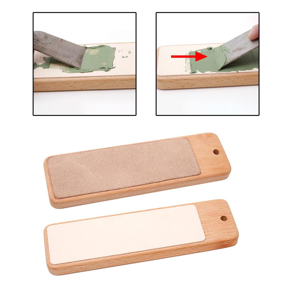 Stropping Leather Strop Lightweight Sturdy Wood Knife Stropping Straight Strop DIY Craft for Woodworking Chisel, Woodcarving,