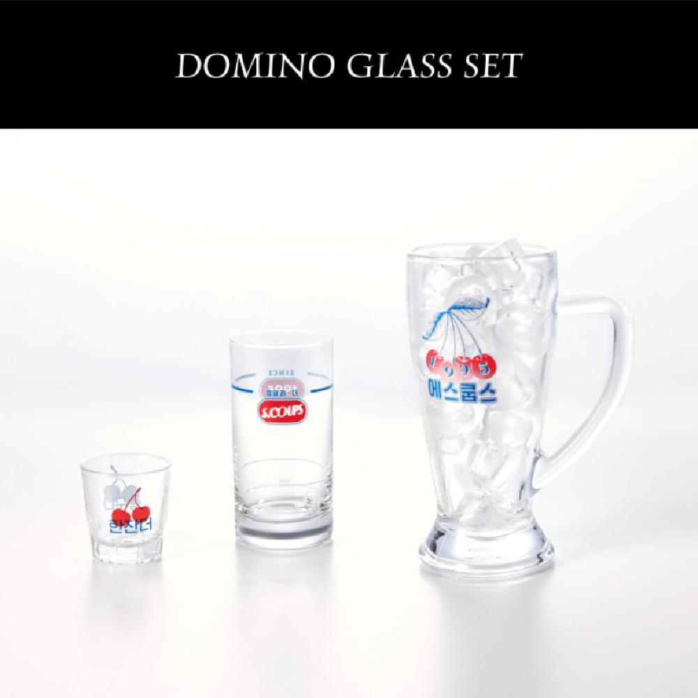 エスクプス アーティストメイド グラス SEVENTEEN S.COUPS Artist Made Collection DOMINO GLASS SET