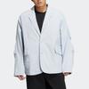 Men's Coat Adidas CNY Speed Blazer Business Suit Coat Unisex Light Blue
