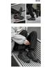 Men's Year-Round Comfortable Thick Sole Hiking Sneakers with Rotating Button Closure