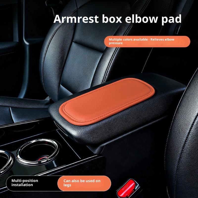 1/2Pcs Car Center Console Leg Cushion Universal Multi Functional Car Elbow Height Pad Reduce Driving Soreness Leather Knee Pad
