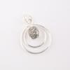 Ethiopian Copper Turquoise Gemstone 925 Sterling Silver Jewelry Pendant 1.65" PP-61-42