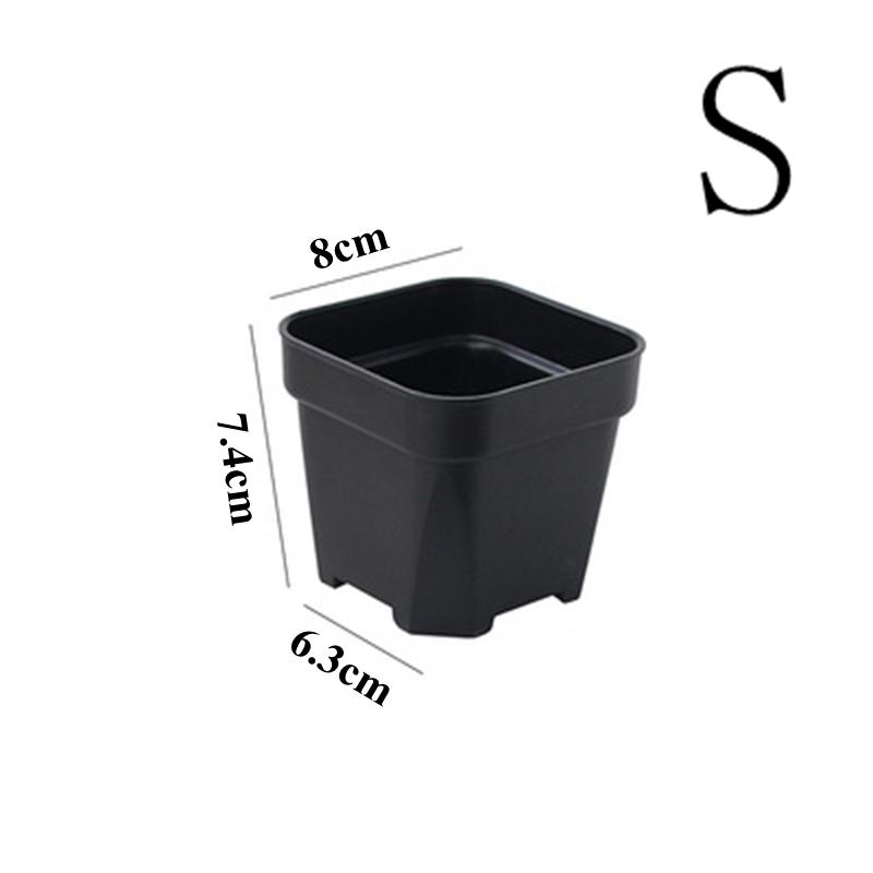 Nowe Zagęszczone Doniczki na Kwiaty Sukulenty Roślina Mała Kwadratowa Doniczka Kaktus Mini Bonsai Doniczka Podstawka Kreatywny Wystrój Domu Biura Narzędzie Ogrodowe