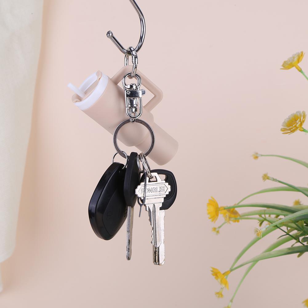 Mini Cup Keychain Mini Tumbler Keychain Cute Tumbler Key Ring Handbag Charms Key Ring Mini Keychain Pendant for Handbag Decor