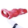 Aida Silicone Textured Red Squirting  Sleeve  Extenders & Enlargers