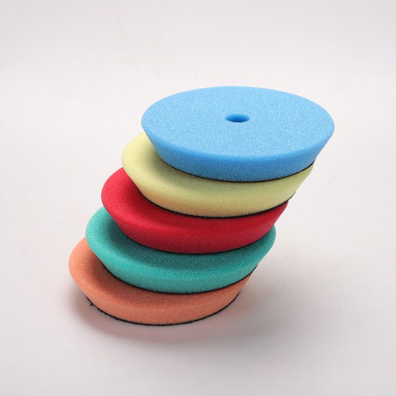 Beveled Flat Sponge Polishing Pad Set for Car Scratch Repair & Restoration