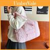 Nylon Heart Travel Bag For Moms Large Capacity Crossbody With Trolley Sleeve