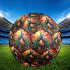 1pc Autumn Peacock Garden Theme Soccer Ball Football, Size 5, Lightweight PVC, Outdoor Training Soccer Ball,Sports Gift T61479