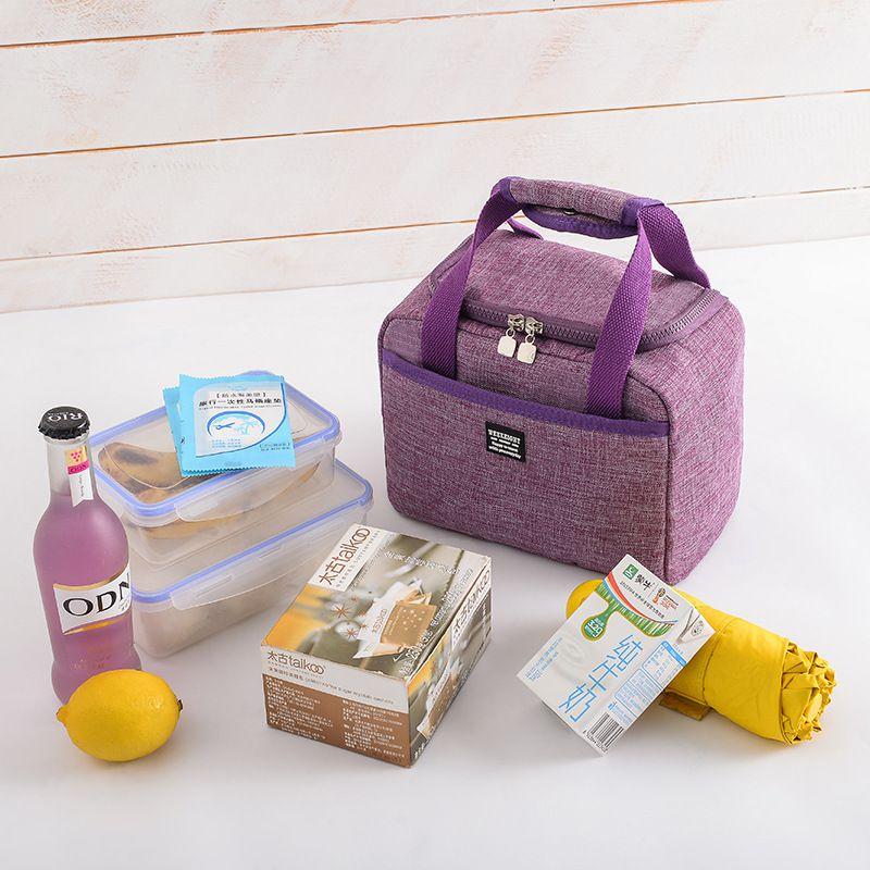Box Insulated Lunch Soft Cooler Bag Waterproof Thermal Work School Bento Picnic