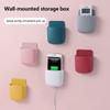 1Pcs Wall Mounted Storage Box Mobile Phone Plug Holder Stand Rack Remote Control Storage Organizer Case For Air Conditioner