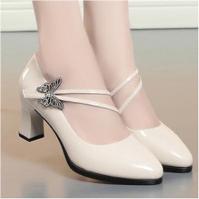 Damen Frühling High-Heel Einzelne Schuhe Damen Herbst Laufstegschuhe Tanzen Braut Elegante Hochzeitsschuhe