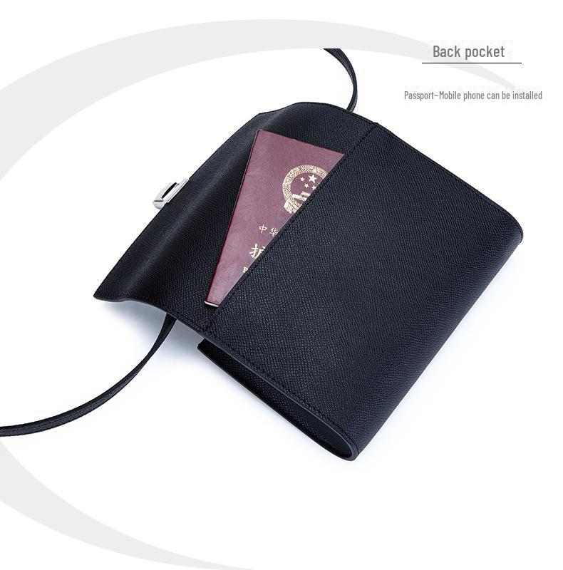 Geantă de umăr mică tip messenger din piele de vacă pentru femei, cu model palmier