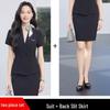 Women's Summer Short-Sleeve Professional Suit Set for Formal Occasions – High-End Skirt Set for Commuting and Beauty Industry Workwear