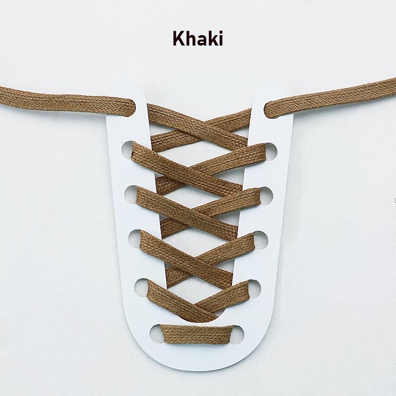 

Waxed Flat Shoelaces 6mm Width Boots Oxford Shoe Laces Waterproof Leather Shoelace Shoe Accessorie 60/80/100/120/140/180cm 1Pair 60cm хаки