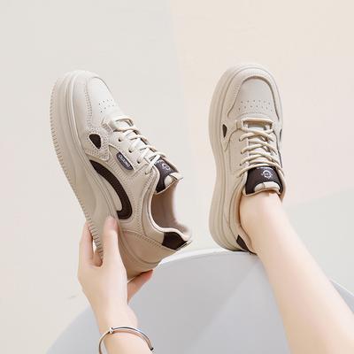 Autumn Easy Wear Shoes New Ins Female Student Raise the Bottom Sports Board Shoes Casual Shoes Female