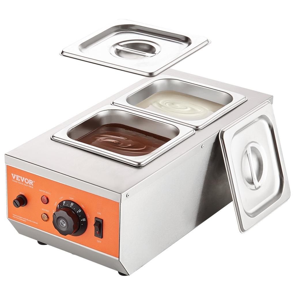 Chocolate Tempering Machine Chocolate Melting Pot 9 Lbs 2 Tanks