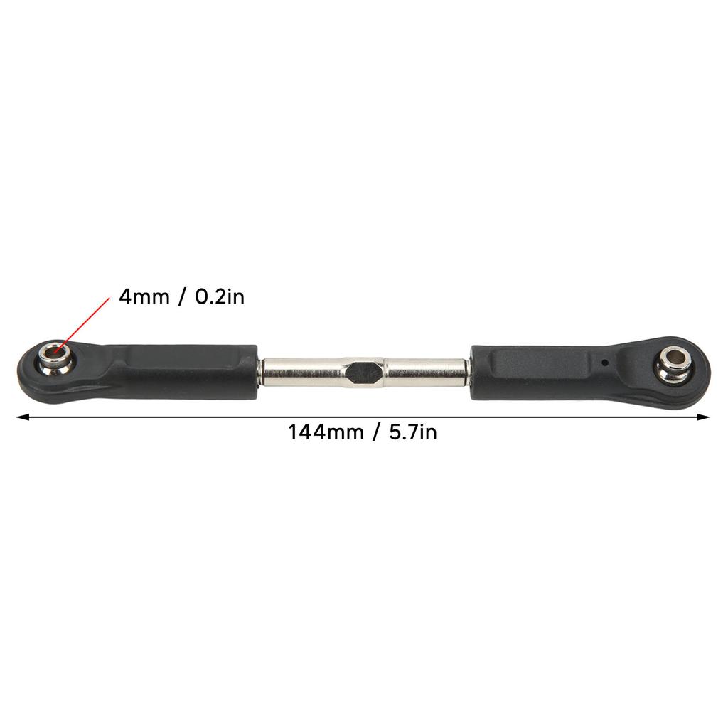 2pcs RC Pull Rod Steel Front Rear Upper Linkage Tie Rod for ZD Racing 1/7 MX 07 4WD 1/7 RC Truck