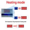 W3001 W3002 12V 24V 110V 220V LED Digital Temperature Controller Thermostat Thermometer Incubator Fridge Heating Cooling Heater
