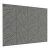 12Pcs Soundproof Wall Panel Self-Adhesive Sound Absorbing High Density Thick Acoustic Foam Panel Noise Reduction Wall Decoration Tile