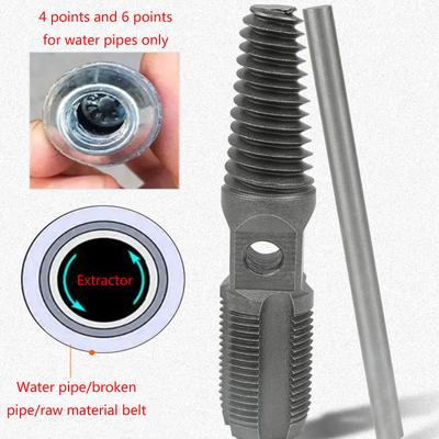 Vytahovač dvou šroubů Nástroj na vytahování šroubů na vodní trubky s dvojitou hlavou pro odstranění poškozených šroubů na hadicích 1/2" a 3/4"