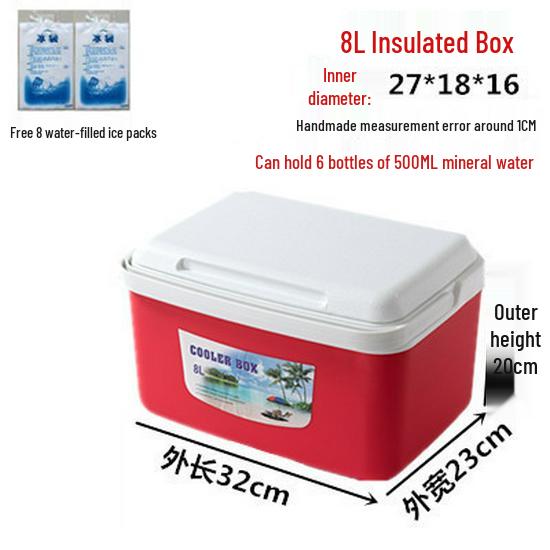 Tragbare isolierte Frischhaltebox für kleine Kühlschränke, den Außenbereich, zum Angeln und für unterwegs