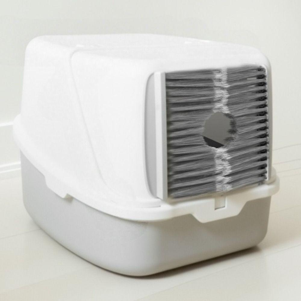 Cepillo Profesional para Eliminar Pelo de Mascota Cepillo Efectivo para Puerta de Arenero Peine para Puerta de Gato Para Arenero