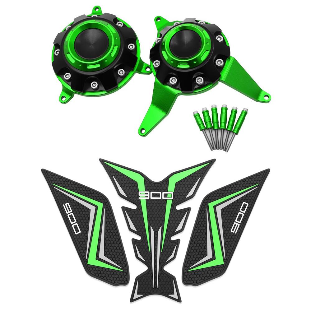 For KAWASAKI Z900 2025 Z900SE Z 900 Z900 SE 2017-2025 Motorcycle Tank Pad Side Grips Gas Fuel Oil Knee Protector Stickers Decals