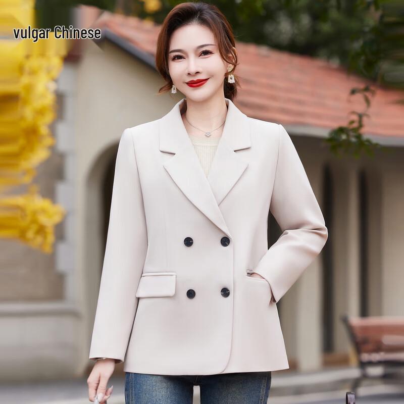 Women's Spring Autumn Short Blazer for Middle-Aged