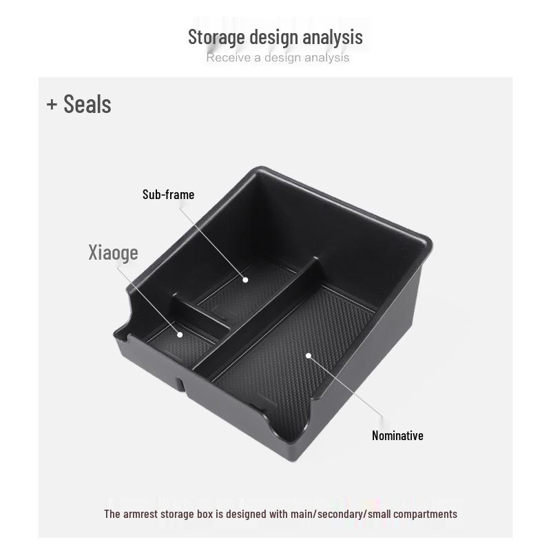 EV Center Console Armrest Storage Box for Applicable 22-24 Models