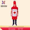 Halloween Carnival Masquerade Costume: Ketchup, Sponge, Stage, Doll, and Puppet Dress-up.