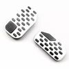 Silver Anti-Slip Brake + Gas Pedal Pads Cover For Ford F-150