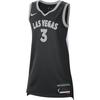 Letter And Number Print Loose Fit Sleeveless Basketball Jersey Men Jersey Black HF0996-013