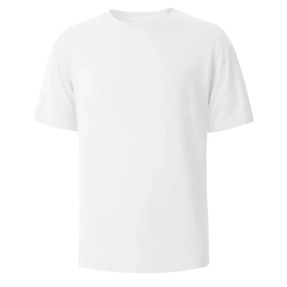 Minimalist Style Solid Color Casual T-Shirt Cotton Breathable Tee Unisex Unisex Summer Streetwear