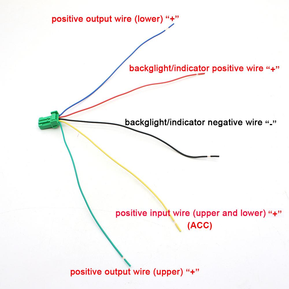 

DC12V для Mitsubishi Pajero Triton ASX Lancer Червоний світлодіодний ліхтар Подвійний передній і задній протитуманні фари Перемикач ON Кнопка OFF