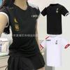Quick-Dry Badminton Sport Set Short Sleeve Top Shorts Skirt Men Women Breathable Athletic Wear