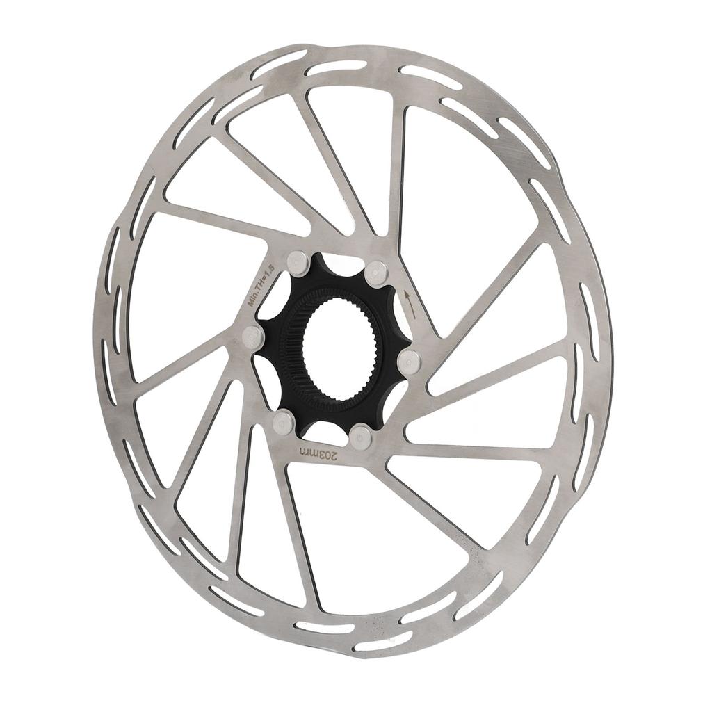 Bike Disc Brake Rotor 203mm Durable Rustproof Metal Hollowed Design 203mm Disc Brake Rotor Mountain Bike