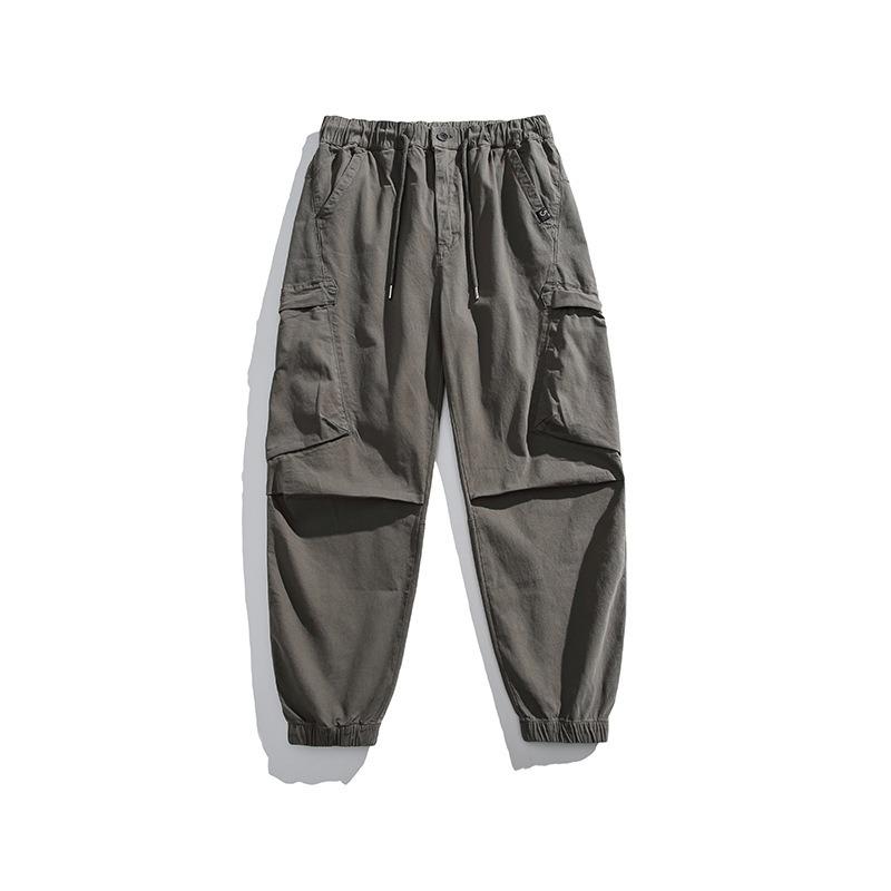 Retro Overalls New Men's Trousers Outdoor Sports Pants Men's Trendy Brand Wide Version Loose Casual Men's Pants